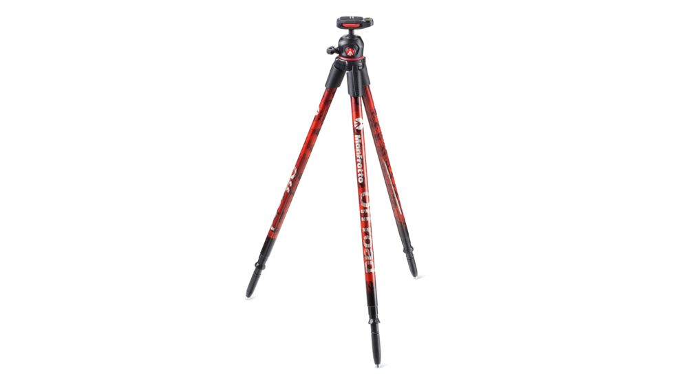 Manfrotto Off Road Ultra Lightweight Tripod,Red, Red MKOFFROADR