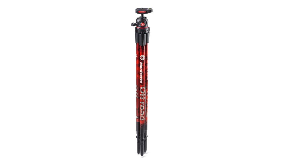 Manfrotto Off Road Ultra Lightweight Tripod,Red, Red MKOFFROADR