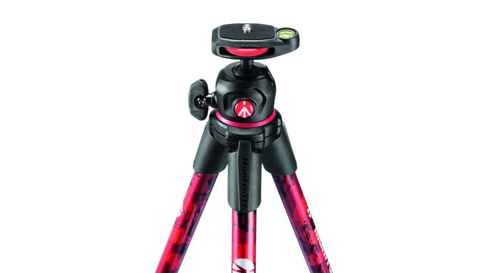 Manfrotto Off Road Ultra Lightweight Tripod,Red, Red MKOFFROADR