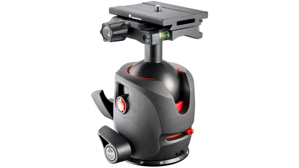 Manfrotto Q6 Top Lock Quick-Release 055 Magnesium Ball Head, smoke MH055M0-Q6