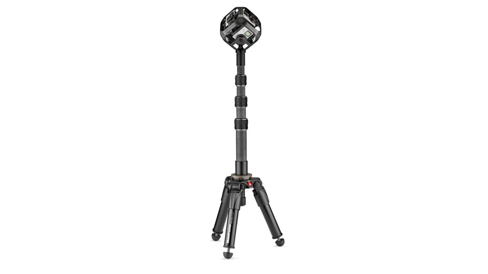Manfrotto Virtual Reality Aluminum Base w/ Half Ball for Levelling, Black, MBASEPROVRUS