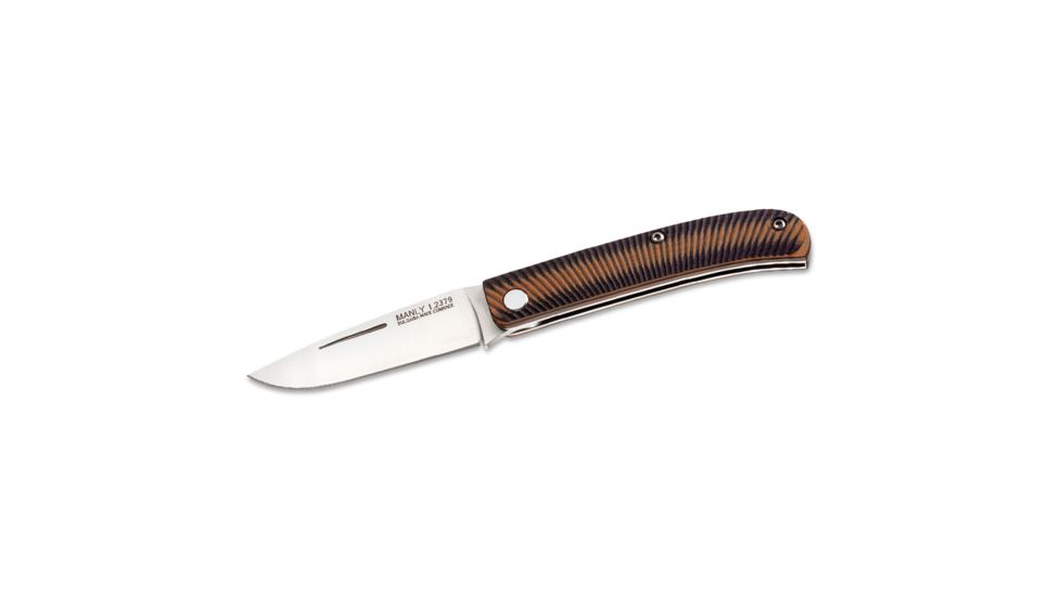 Manly Comrade CPM-154 Folding Knife, Black/Orange, Small, 01ML032