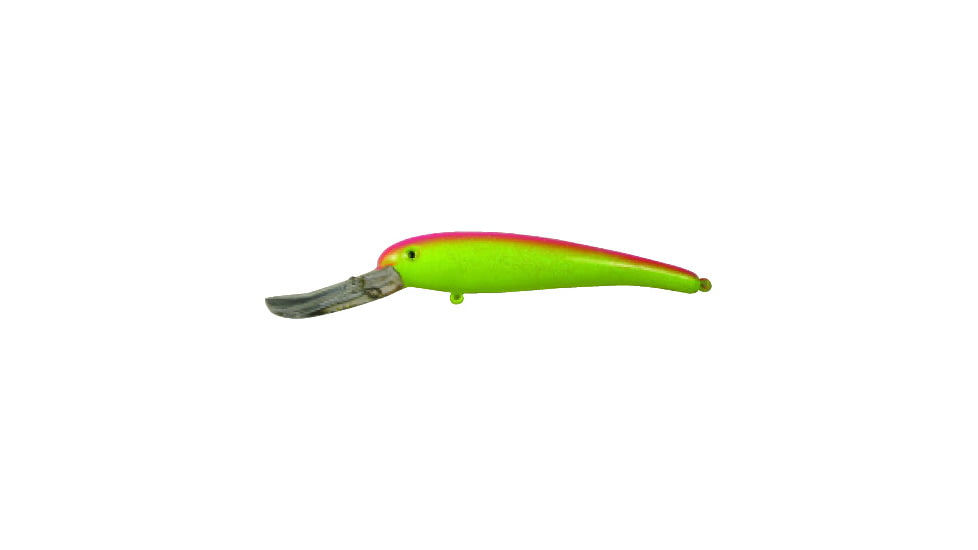 Manns Smooth Body Stretch 25+, Floating/Diving Trolling Lure 8in, 2oz, Electric Chicken, SDRB668-2