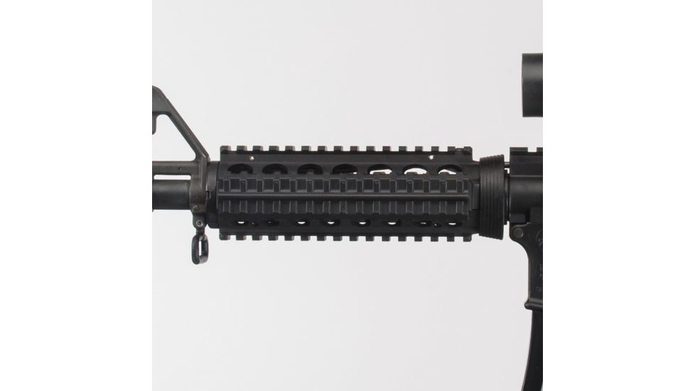 Manta Defense Low-Profile Wire Routing 6in Rail Guard, Black M1090