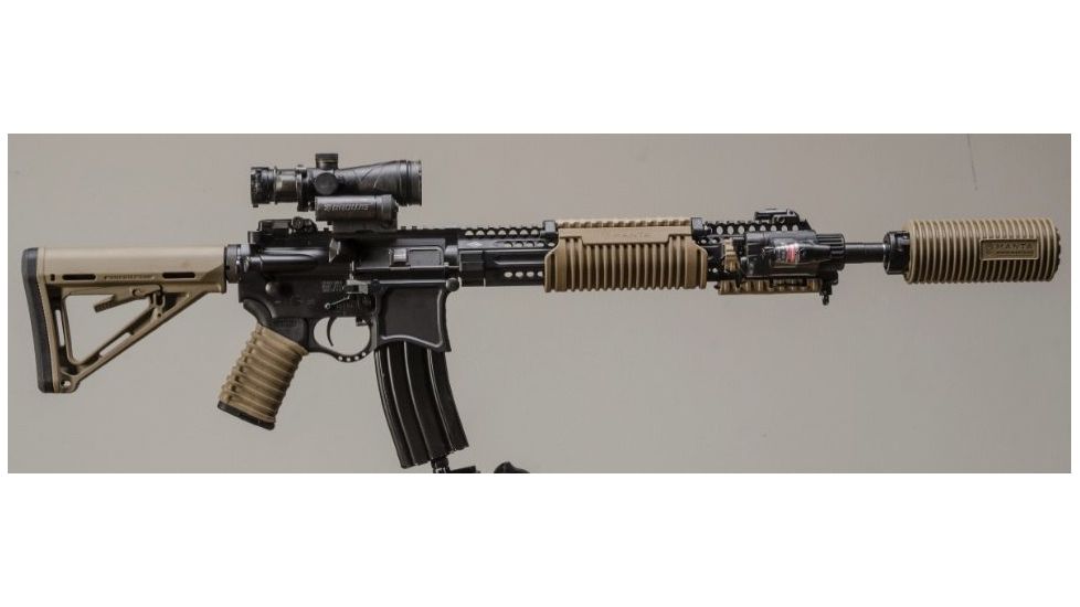Manta Defense Tac-Wrap 5in Top Rail Guard Only, Olive Drab M1303