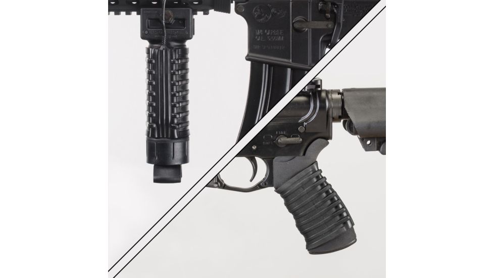 Manta Defense Vertical/ Pistol Grip Sleeve 1.25in ID, Black M1080