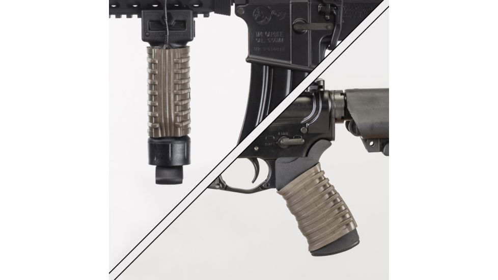 Manta Defense Vertical/ Pistol Grip Sleeve 1.25in ID, Olive Drab M1083