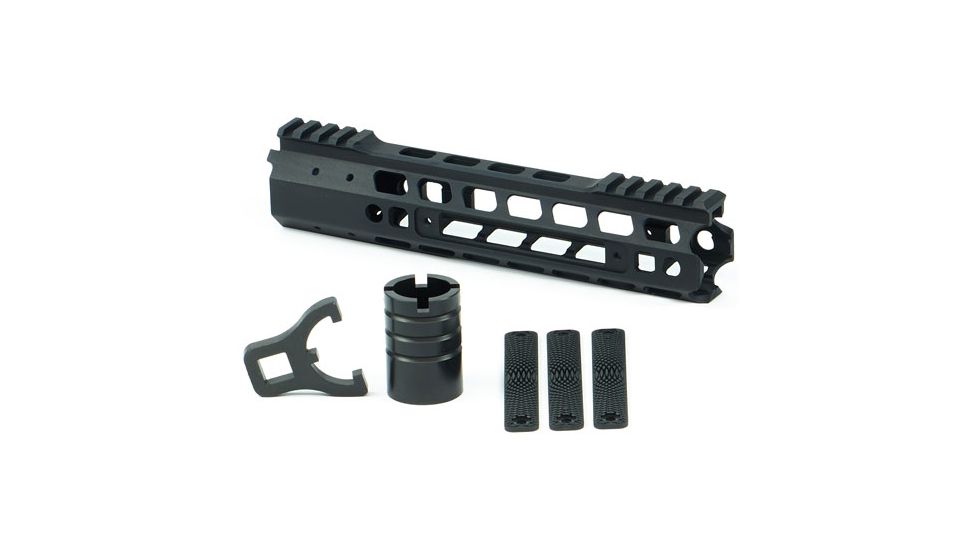 Manticore Arms Transformer Rail Gen II, 9in, w/ 3 Polymer Grip Panels, Black, MA-19310