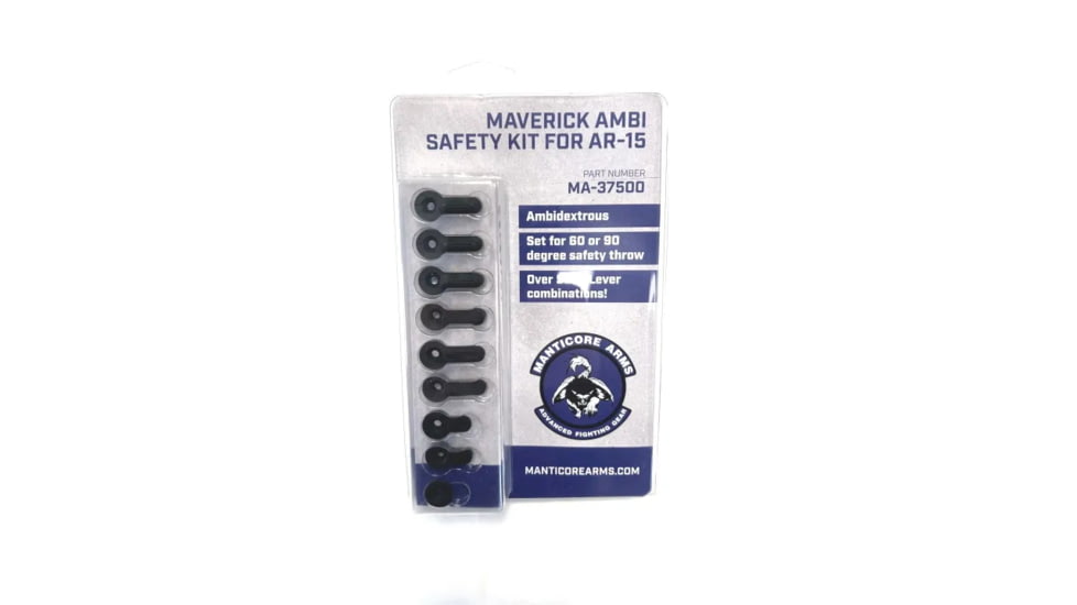 Manticore Arms Maverick Ambi Safety Kit for AR-15, Black, MA-37500