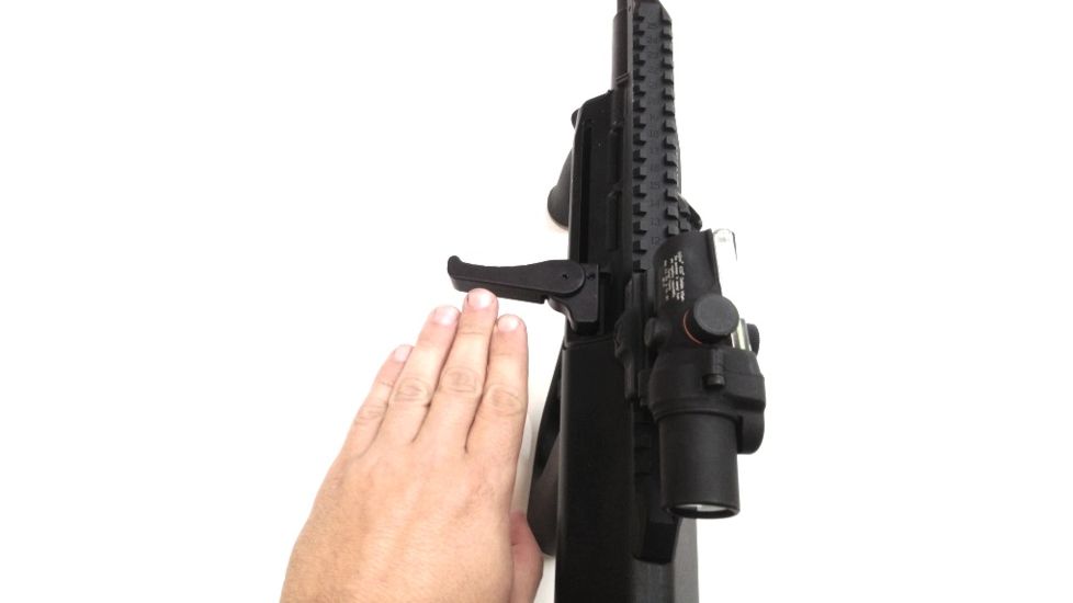 Manticore Arms Switchback Charging Handle, Black, Standard, MA-6500