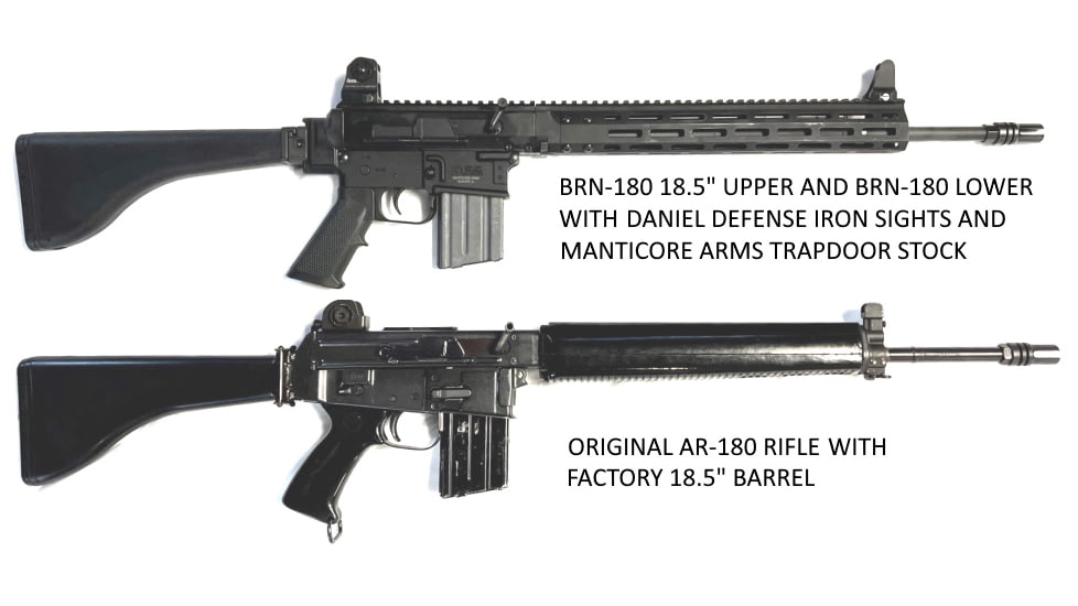 Manticore Arms Trapdoor Stock w/ Picatinny Hinge, Black, Medium, MA-32775