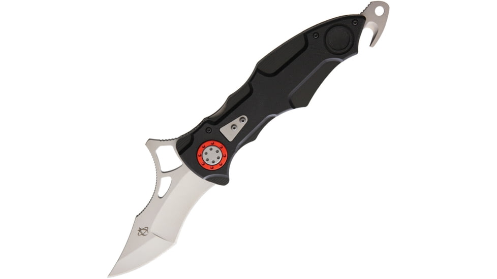 Mantis Bram Frank Design Folding Knife, 3.75in Matte Finish Aus-8 SS Blade, Black Textured G10 Handle Siko Grind Blade, Created In Collaboration With Bram Frank, MT8