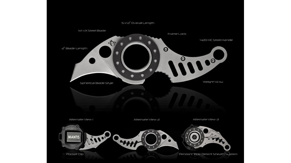 Mantis Garbanzo Knife, 2 5/8in. Closed MANMU5B
