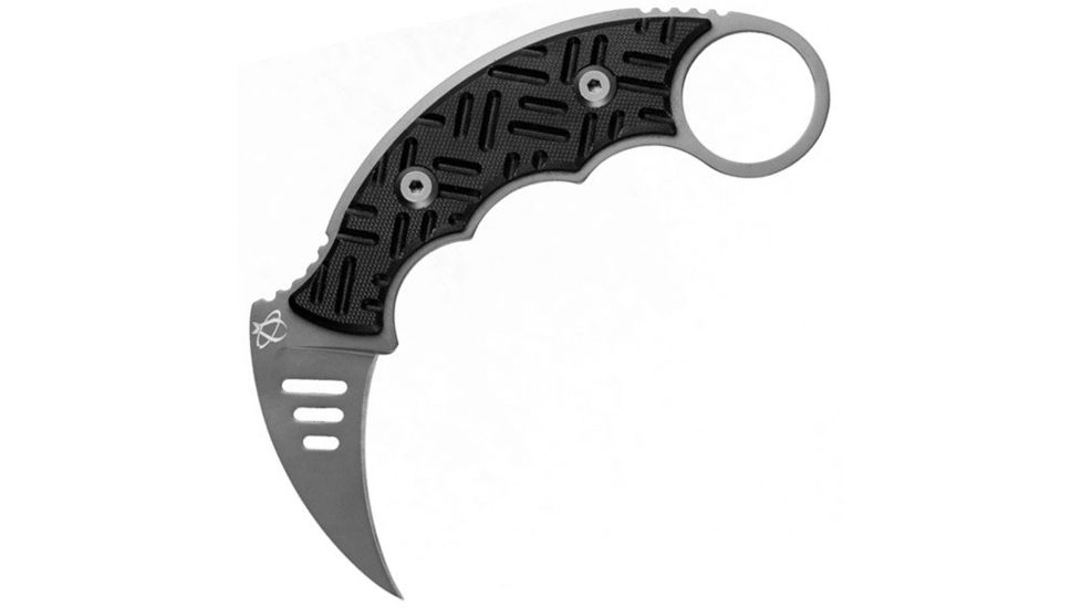 Mantis Kara Fu, Black G-10 Handle, Plain MNMK-F2