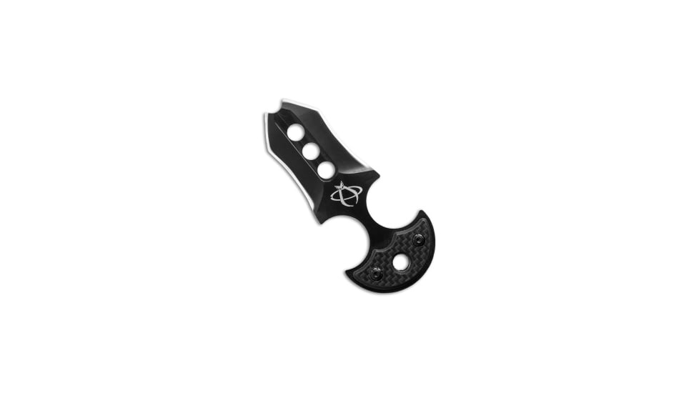 Mantis Mantis BK-1 Wicked Push Dagger Knife 2" Black, Black, 440, adult, BHQ-25470