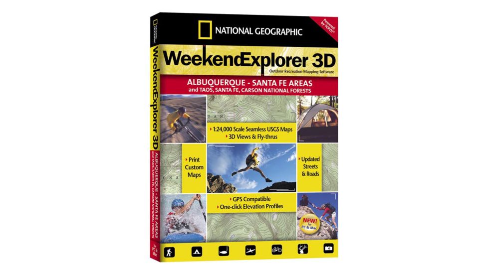 Map Adventures Santa Fe Nm Hiking Map 1-890060380