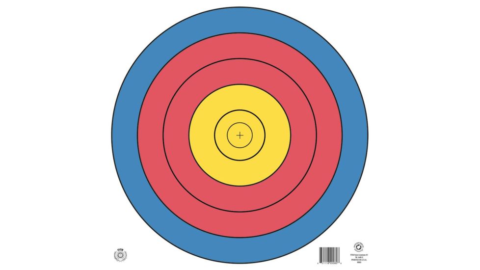 Maple Leaf Press FITA Target, 5-Ring 80 cm. WP-1X80C