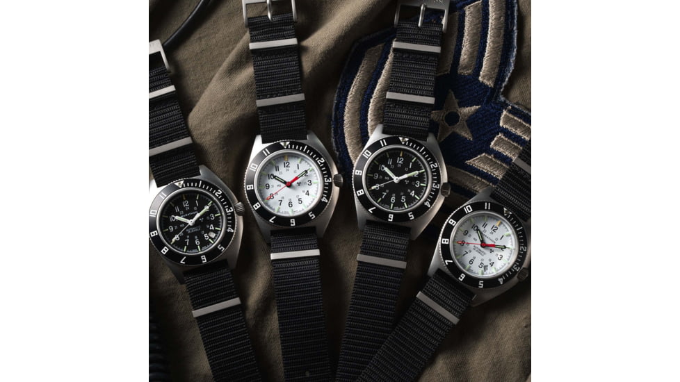 Marathon Arctic Steel Navigator Automatic Unisex Watches, 41mm, Sapphire, Nylon Defstan Strap, Black, WW194029SS-0503