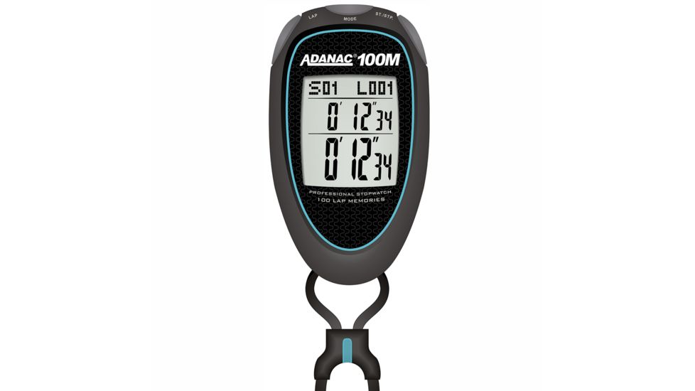 Marathon 100 Super Memory Digital Stopwatch w/6 Modes, Turquoise ST083010-T