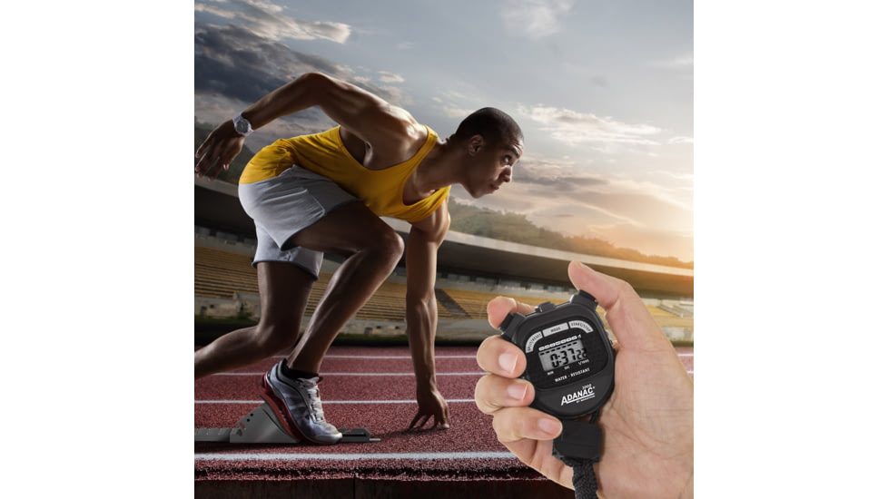 Marathon Adanac 3000 Digital Stopwatch Timer, Black, ST083000-BK