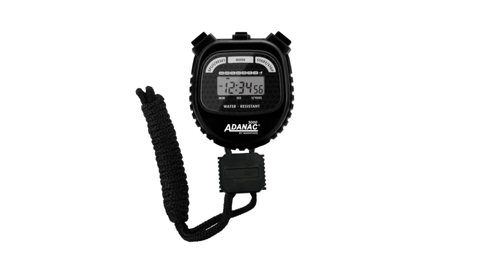 Marathon Adanac 3000 Digital Stopwatch Timer, Black, ST083000-BK