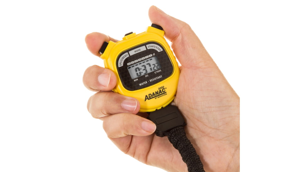 Marathon Adanac 3000 Digital Stopwatch Timer, Yellow, ST083000-YE