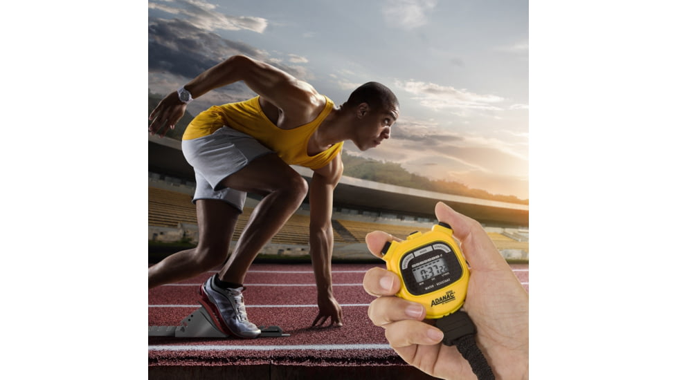Marathon Adanac 3000 Digital Stopwatch Timer, Yellow, ST083000-YE