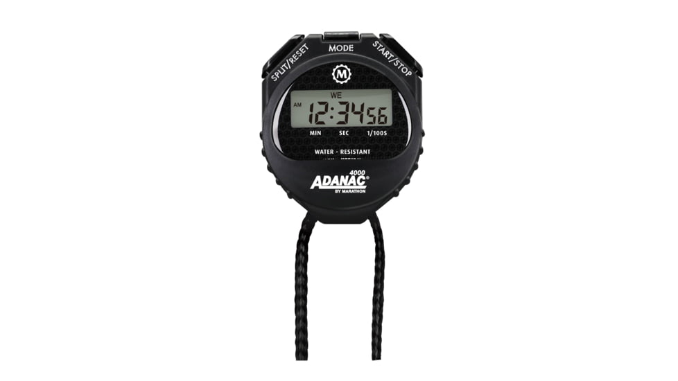 Marathon Adanac 4000 Digital Stopwatch Timer, Black, ST083009-BK