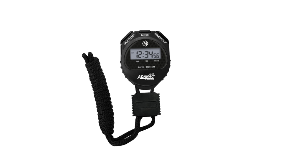 Marathon Adanac 4000 Digital Stopwatch Timer, Black, ST083009-BK