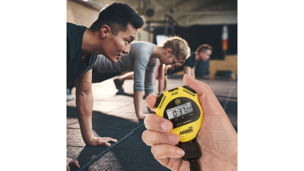 Marathon Adanac 4000 Digital Stopwatch Timer, Yellow, ST083009-YE