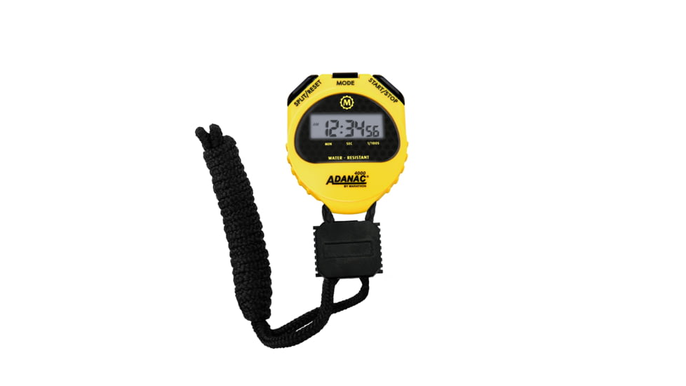 Marathon Adanac 4000 Digital Stopwatch Timer, Yellow, ST083009-YE