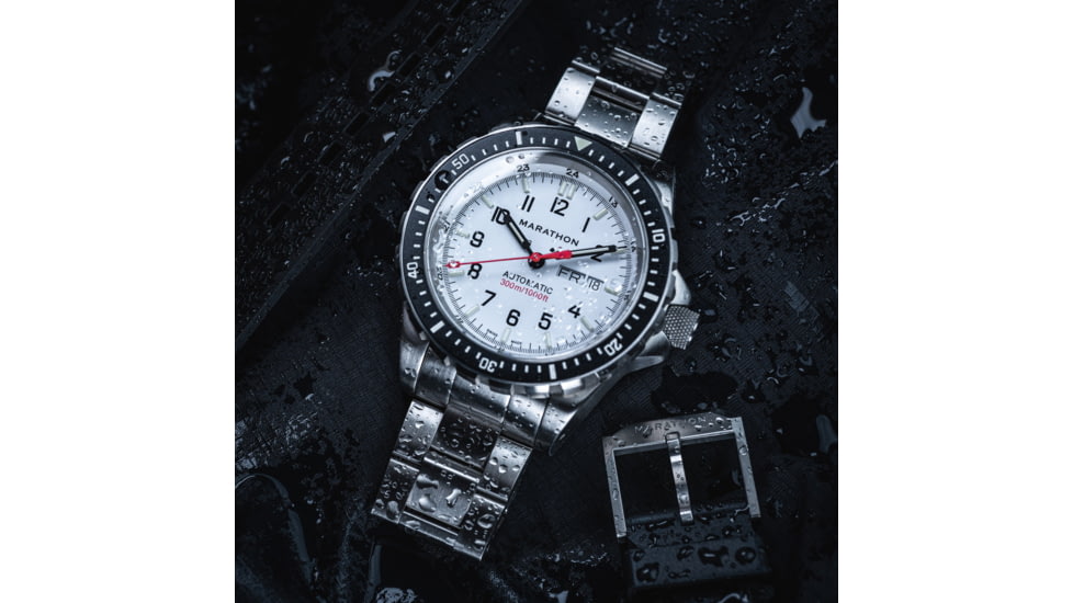 Marathon Arctic JDD w/Yamam Bracelet, White, 46 mm, WW194021SS-0512