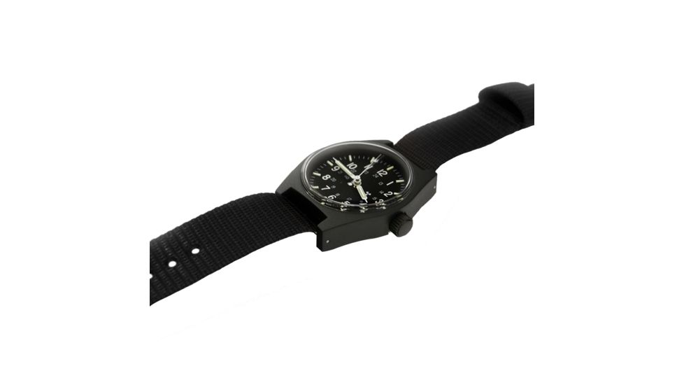 Marathon General Purpose Quartz Wristwatch w/Tritium, GPQ, Black WW194004