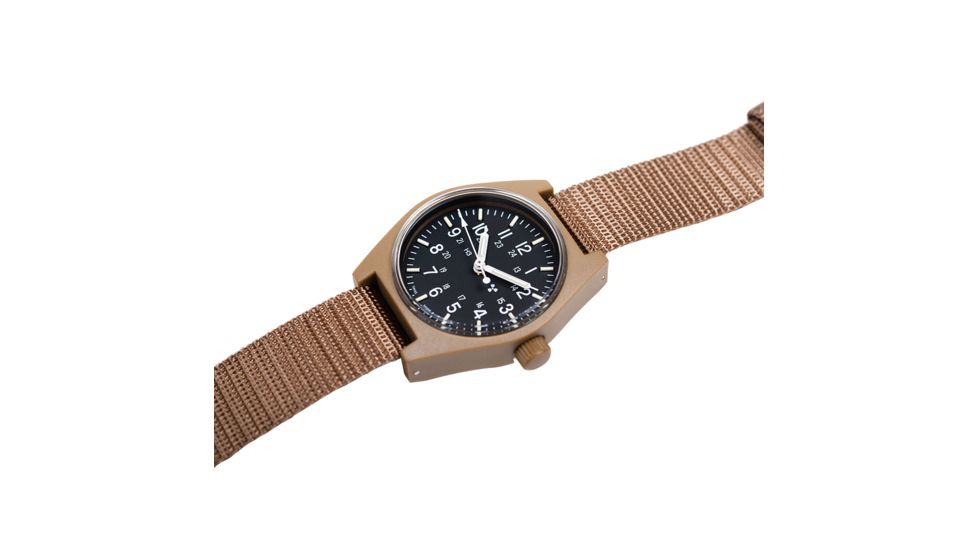 Marathon General Purpose Quartz Wristwatch w/Tritium, GPQ, Desert Tan WW194004DT
