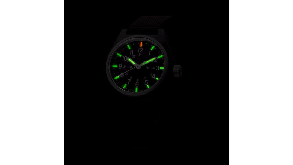 Marathon General Purpose Quartz Wristwatch w/ Tritium, No Government Markings, Black, WW194004BK-0801