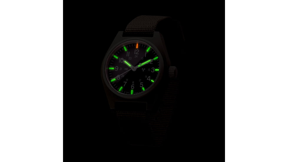 Marathon General Purpose Quartz Wristwatch w/ Tritium, No Government Markings, Sage Green, WW194004SG-0803
