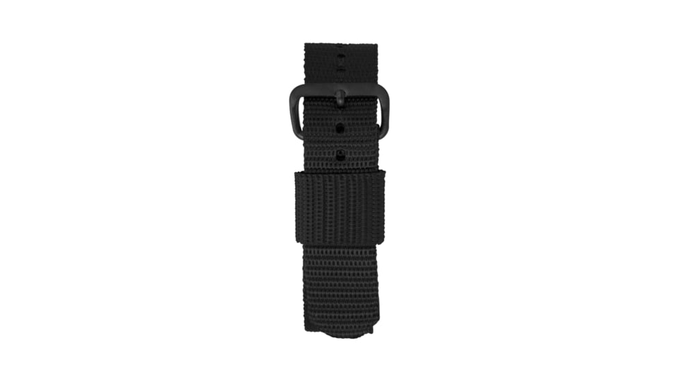 Marathon Nylon Watch Strap, 16mm, Black, WS-NY-BKBK-16-10