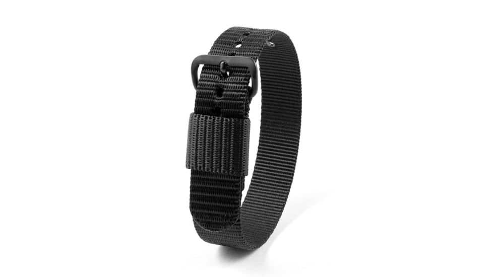 Marathon Nylon Watch Strap, 16mm, Black, WS-NY-BKBK-16-10