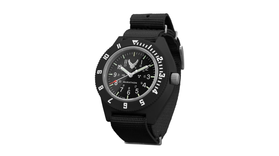 Marathon USAF Pilots Navigator Watch, Black, NSN 6645-01-694-7149, WW194001BK-1003