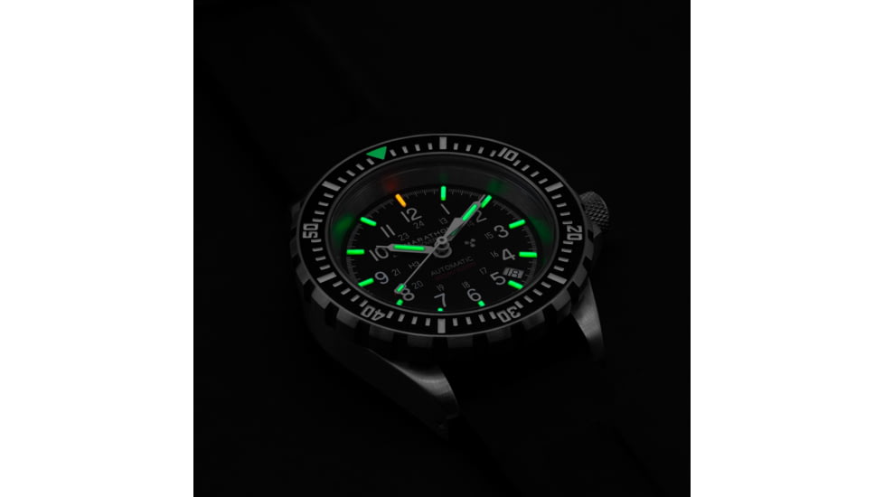 Marathon Search and Rescue Divers Automatic Wristwatch, GSAR, Black, NSN 6645-21-558-0133, WW194006SS-0030