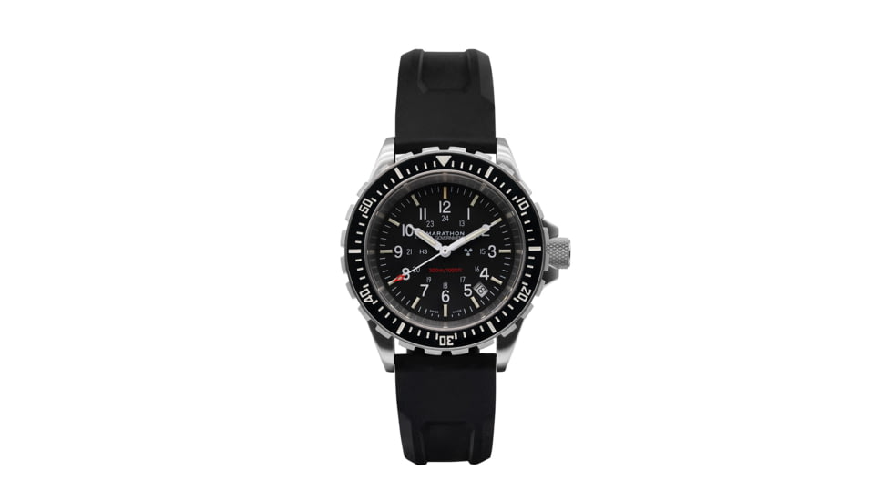 Marathon Search and Rescue Divers Quartz Wristwatch, TSAR, Black, NSN 6645-20-001-9382, WW194006SS-0230