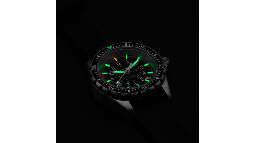 Marathon Search and Rescue Medium Divers Automatic Wristwatch, Black, WW194026SS-0130