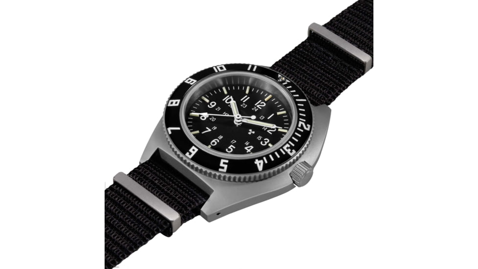 Marathon Steel Navigator, Black DEFSTAN Strap 11in, Black, 41mm, WW194001SS-0802