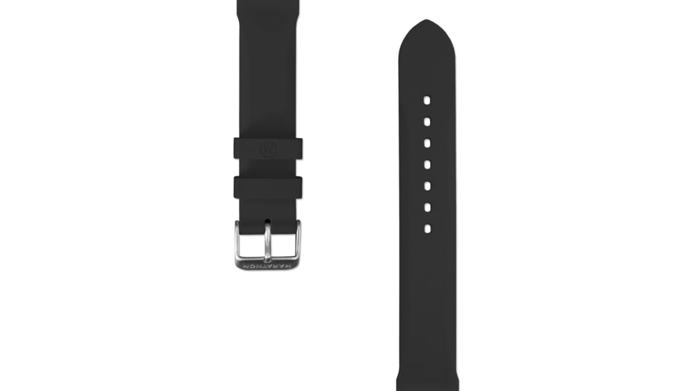 Marathon Vulcanized Rubber Dive Watch Strap, 20mm, Black, WS-RB-BKSS-20