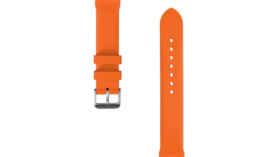 Marathon Vulcanized Rubber Dive Watch Strap, 20mm, Orange, WS-RB-ORSS-20