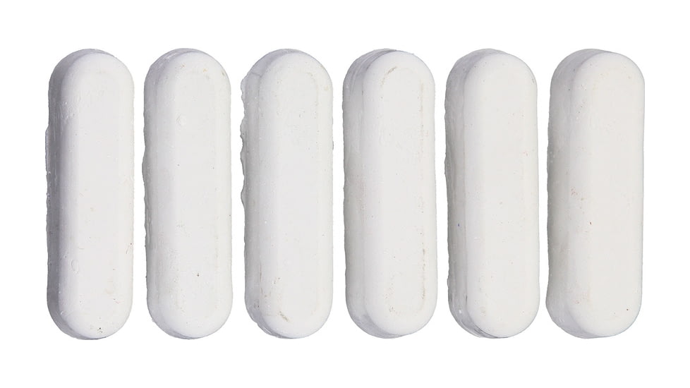 Marbles Rouge Compound, Six Pieces, Medium Cut/Color, Use On Chromium, SS, Brass, Aluminum, J-154