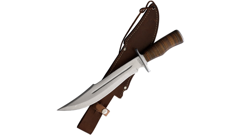 Marbles Stacked Leather Bowie