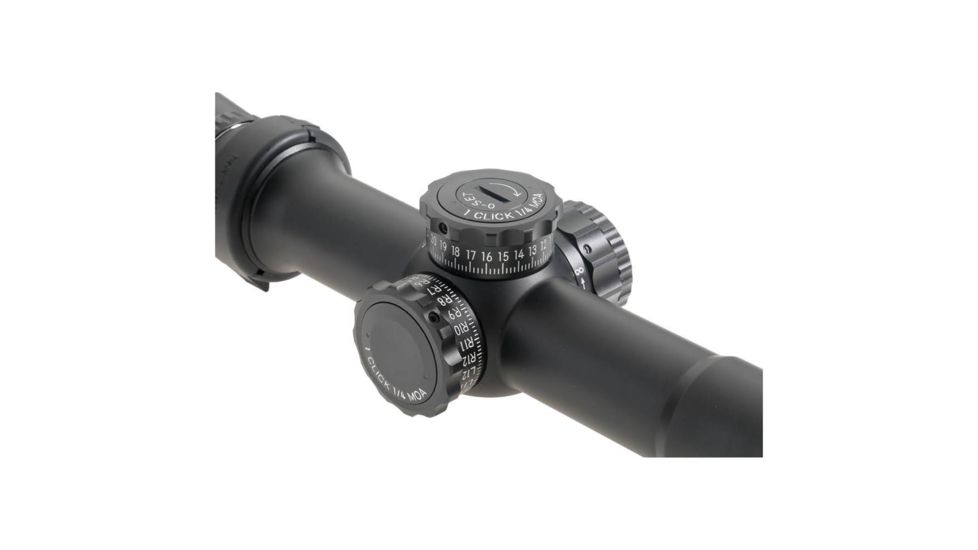 1-4.5 x 24mm Tactical Knob Illuminated Rifle Scope MTR-D2, Black