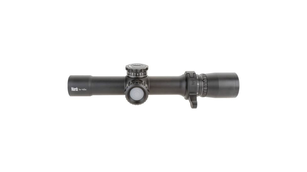 1-4.5 x 24mm Tactical Knob Illuminated Rifle Scope MTR-D2, Black