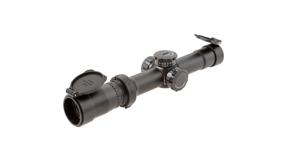 March Scopes 1-4.5x24mm Service Rifle Scope Illuminated, MTR-5, Black MAR1087
